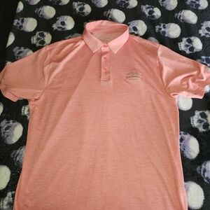 Men's Under Armour The Crossings Salmon Polo Shirt Size L